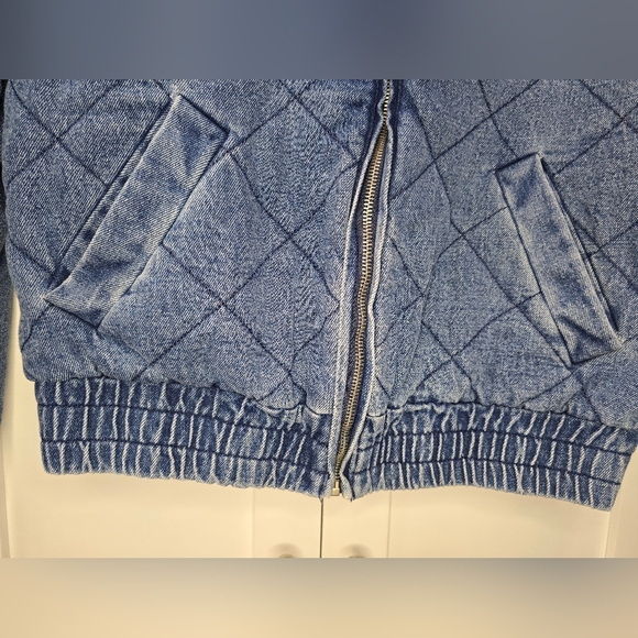 Promesa Quilted Jean Jacket – Size M - Picture 6 of 12